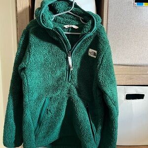 The North Face Kids Green Fleece Hoodie